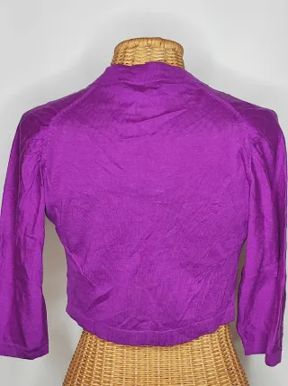 Chaqueta Weekend Max Mara Seda Morada