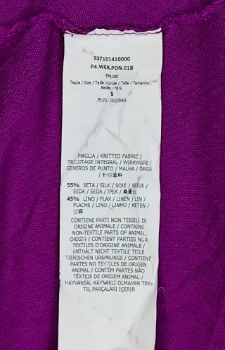 Chaqueta Weekend Max Mara Seda Morada