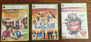 Lote Accesorios Xbox 360: Lips y Scene It?