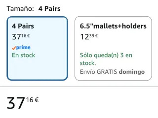 Kit Mazos Batería VixxNoxx 4 Pares + Bolsa