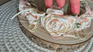 Corona flores niña comunión artesanal