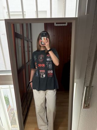 Camiseta ACDC bershka