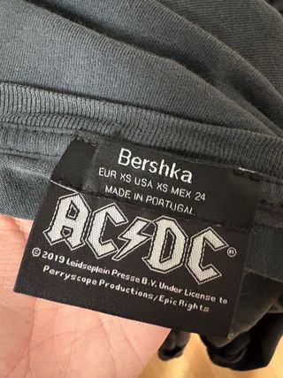 Camiseta ACDC bershka