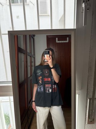 Camiseta ACDC bershka