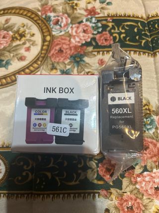 Tintas impresora INK BOX 561C Color y Negro