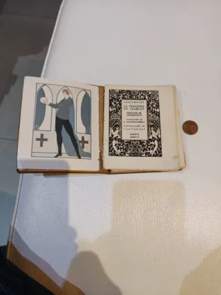 Libro antiguo de Hamlet