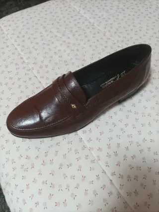 Zapatos vestir hombre Marrón Talla 44 .