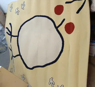 Alfombra infantil diseño abstracto