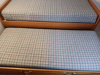 Cama individual con nido