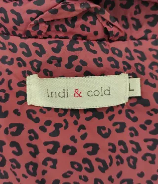 Gabardina Indi & Cold rosa estampado leopardo T. L
