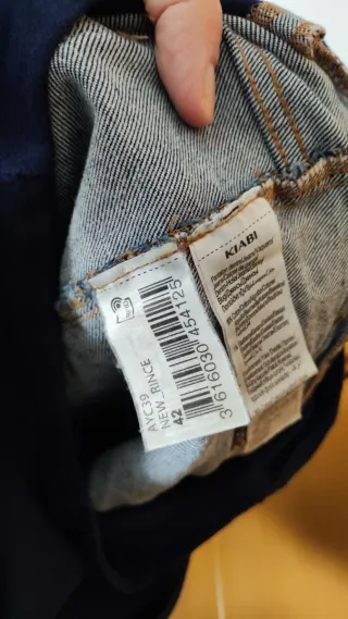 Lote 3 Pantalones Premamá Azul claro y oscuro