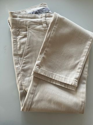 Pantalón Chino Hombre Easy Wear Beige T.36