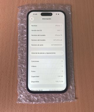 iPhone 15 Rosa 128GB eSIM 88% Salud