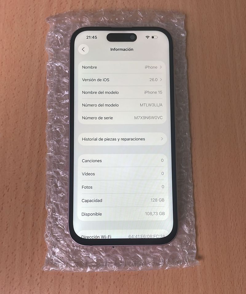 iPhone 15 Rosa 128GB eSIM 88% Salud afbeelding 8