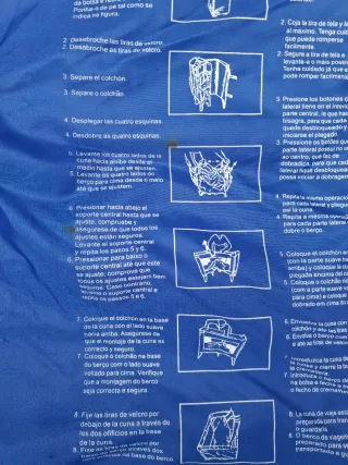 Parque infantil plegable de viaje