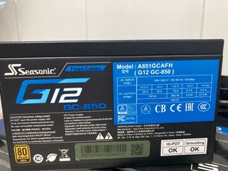 Fuente Alimentación Seasonic G12 GC-850