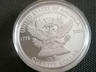 Moneda Quarter Dolar George Washington 1776-2026