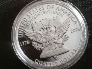 Moneda Quarter Dolar George Washington 1776-2026
