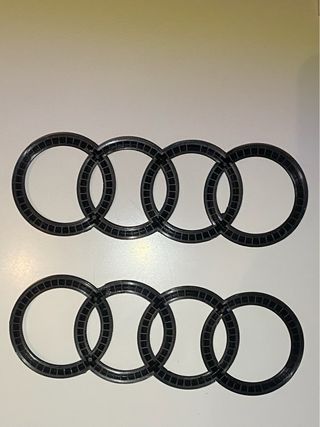 2 Logos Audi Negro Originales