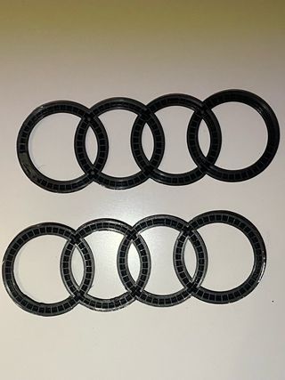 2 Logos Audi Negro Originales