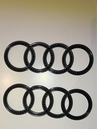 2 Logos Audi Negro Originales