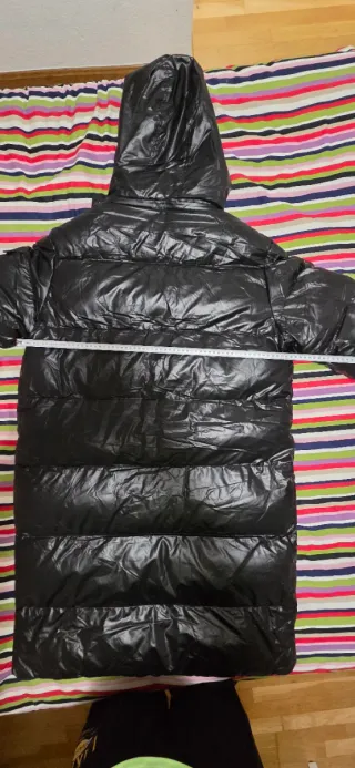 Abrigo largo  hombre negro