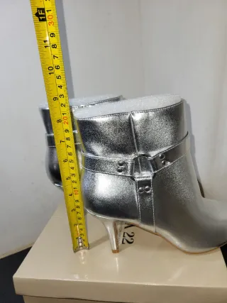 Stivaletti Bottega 22 Argento Tacco 40