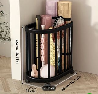 Soporte Esterillas Yoga Blanco plastico