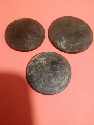 Lote 3 Monedas Antiguas Españolas