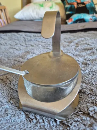 Porta formaggio con cucchiaino