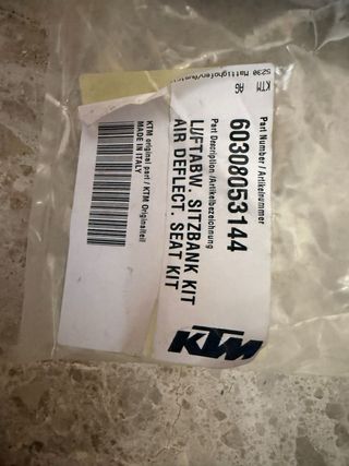 Deflectores aire caliente KTM 1190, 1090