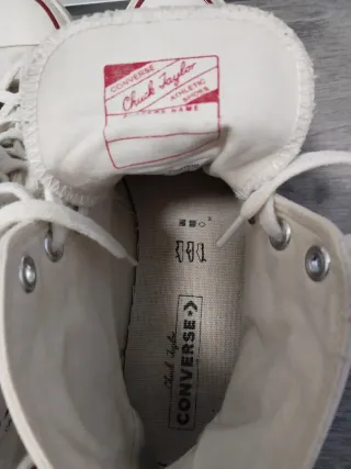 Zapatillas Converse Blancas Caña Alta chuck taylor