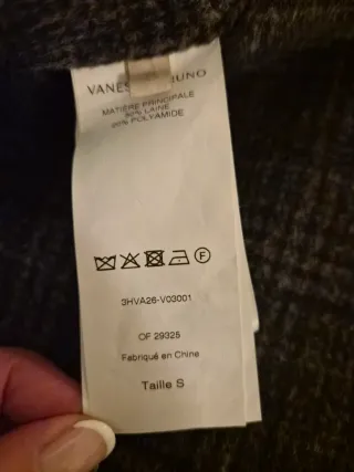 Chaqueta cuadros Vanessa Bruno. Precio tienda 215€