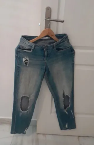 Jeans rotos azules