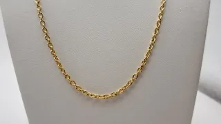 Cadena de oro 18k