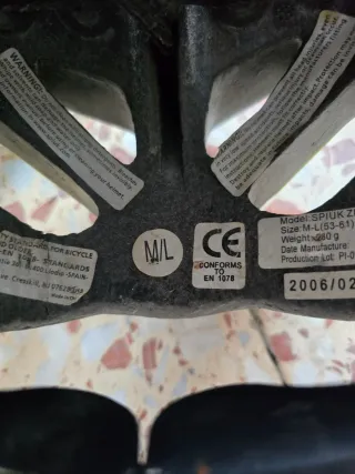 Casco Ciclismo Azul y Amarillo