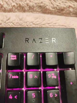 Teclado Razer Blackwidow Negro (para piezas)