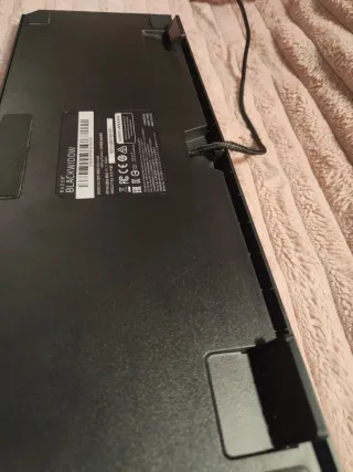 Teclado Razer Blackwidow Negro (para piezas)