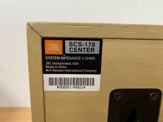 Altavoz Central JBL SCS178 Marrón/Plata