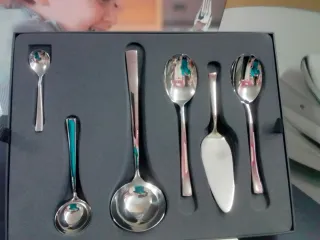 SET SERVIR PHILADELPHIA ACERO CROMAGAN 18/10.