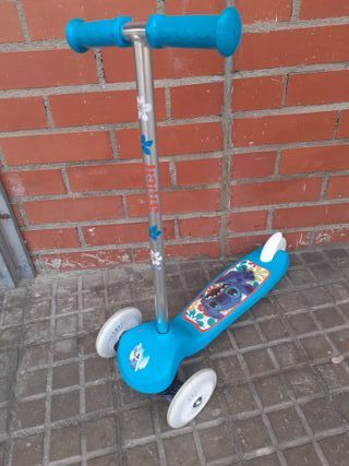 Patinete 3 Ruedas Disney Stitch Azul