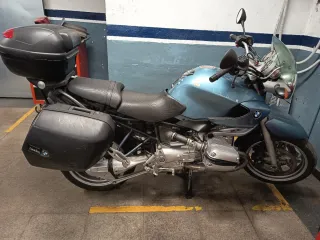 BMW R1150R Naked Azul y Negra