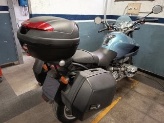 BMW R1150R Naked Azul y Negra