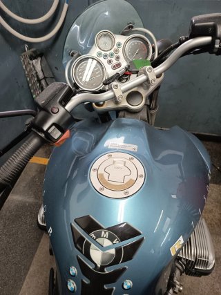 BMW R1150R Naked Azul y Negra