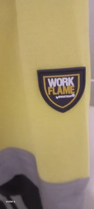 Polo de trabajo ignifugo antiestatico