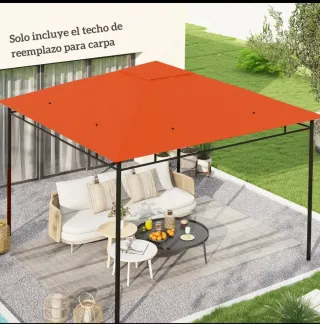 Techo de repuesto para carpa naranja