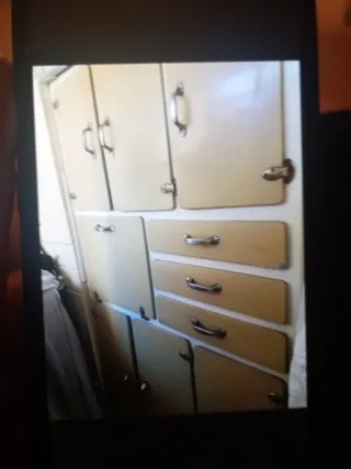 Mueble de cocina metal y madera