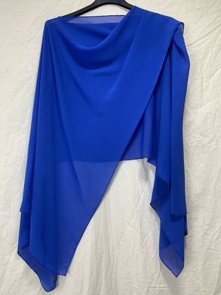 Chal gasa invitada azul klein