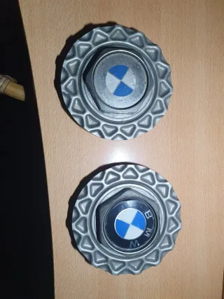 2 Tapas de llanta 14 " BMW BBS E30 Originales