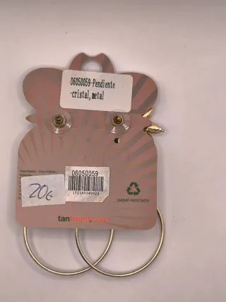 Pendientes Tan Trend Flor Cristal